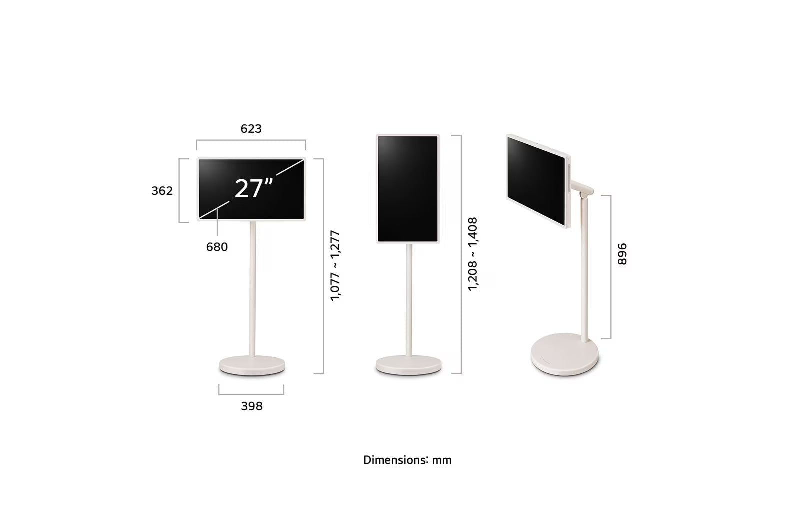 VisionOne 27" VAREON - L’écran intelligent qui s’adapte à votre vie.